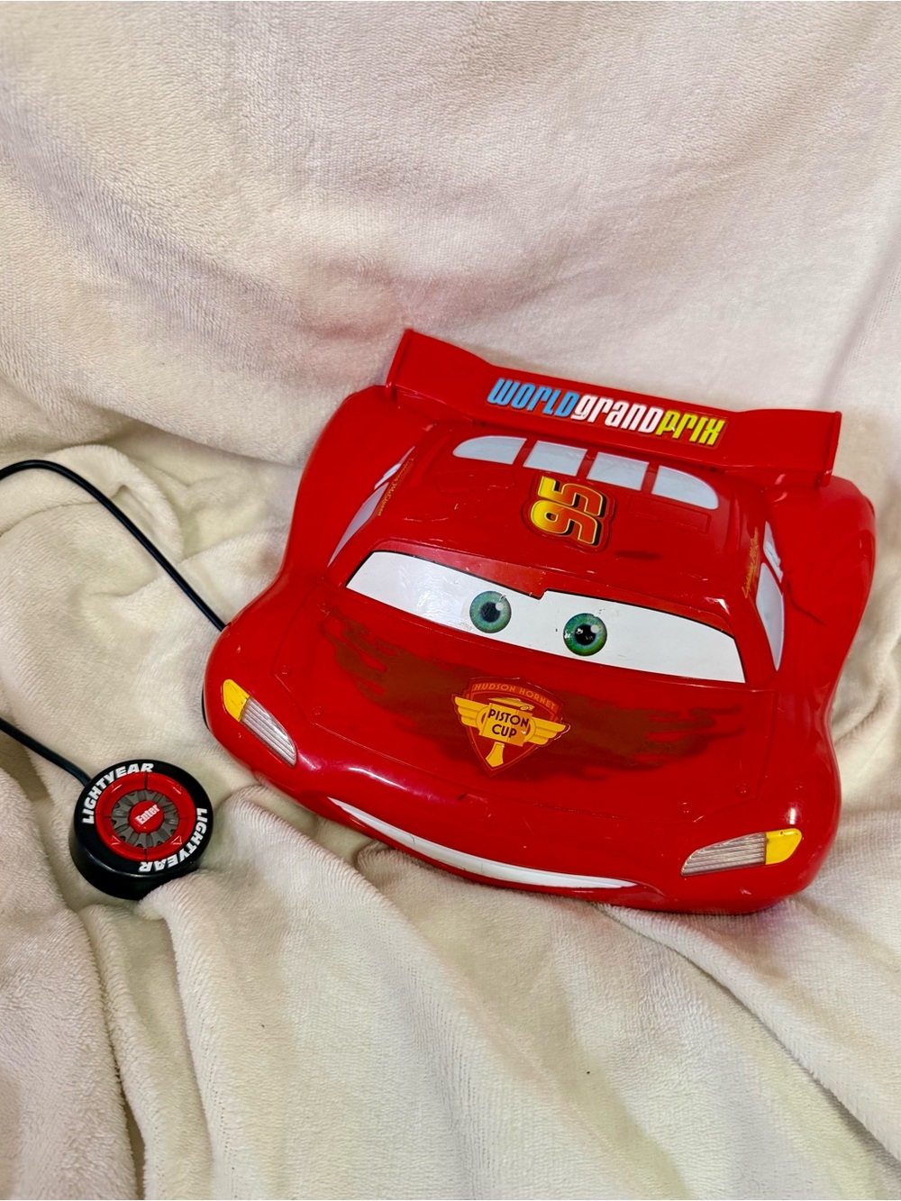Lightning McQueen Red Remote Control Car - Electronics Video Game Accessory